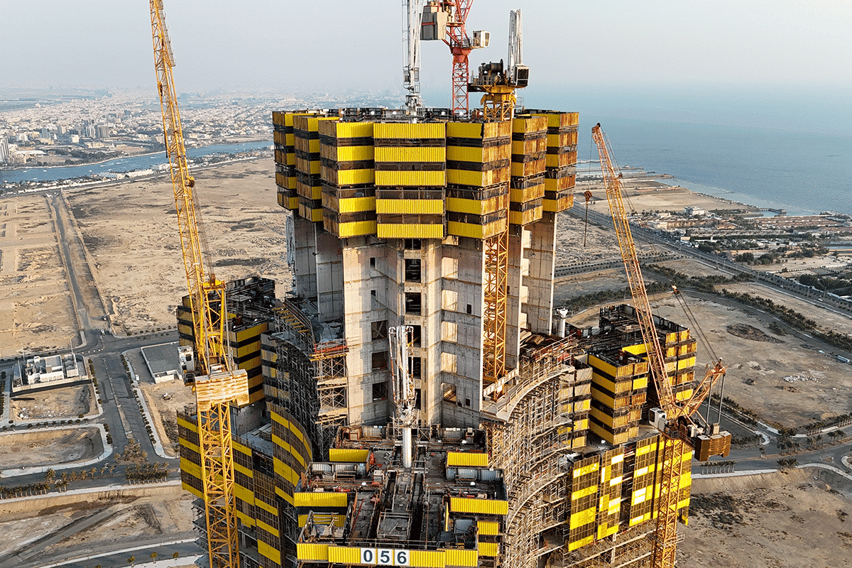 $2.1bn Jeddah Tower Construction: 474 Meters Climb Puts World’s Tallest Skyscraper Near Halfway Mark