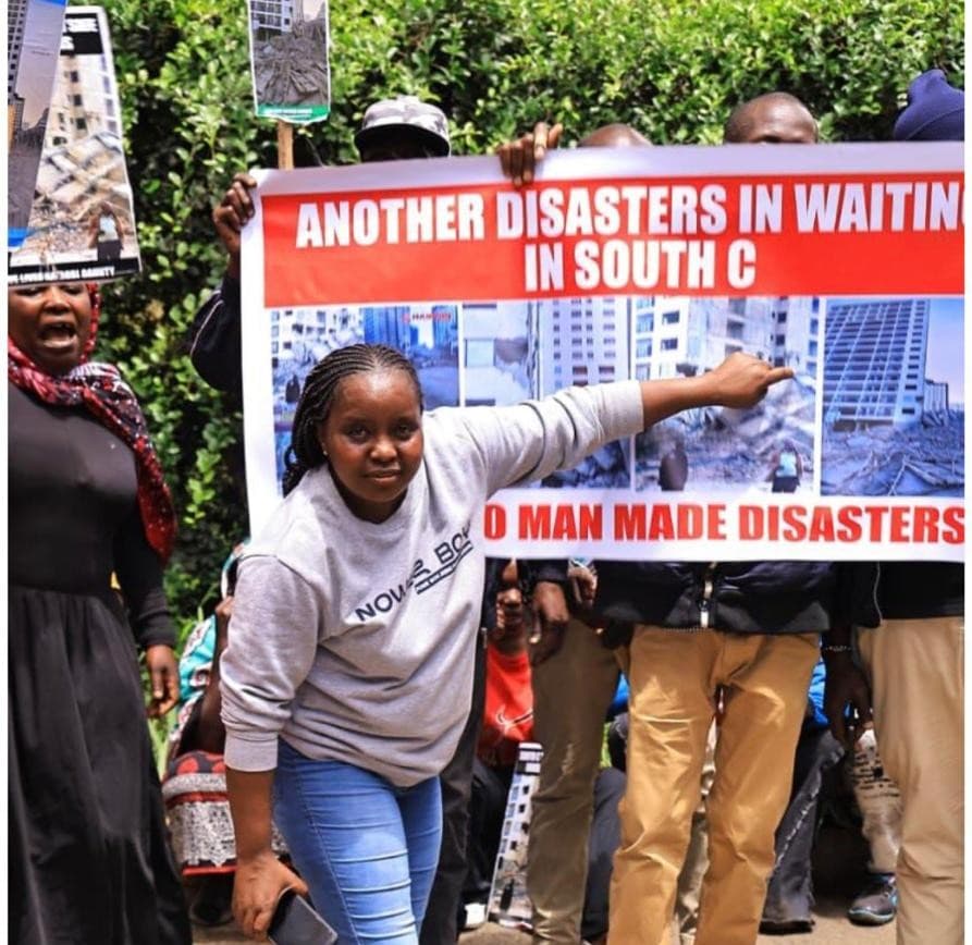 Residents give housing CS Wahome 7-day ultimatum over collapsed building in South C