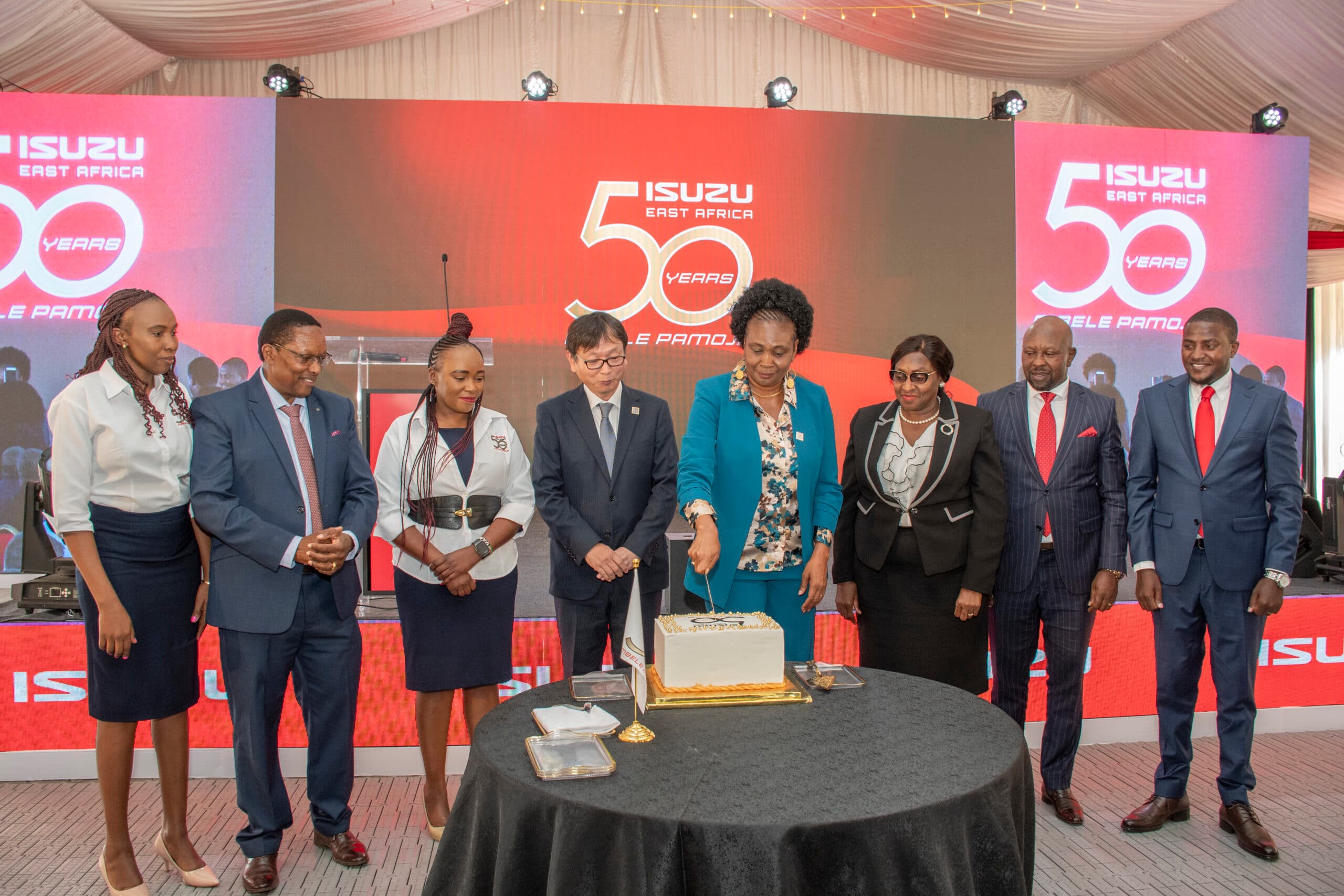 Isuzu East Africa celebrates 50 Years of driving progress with a time capsule ceremony