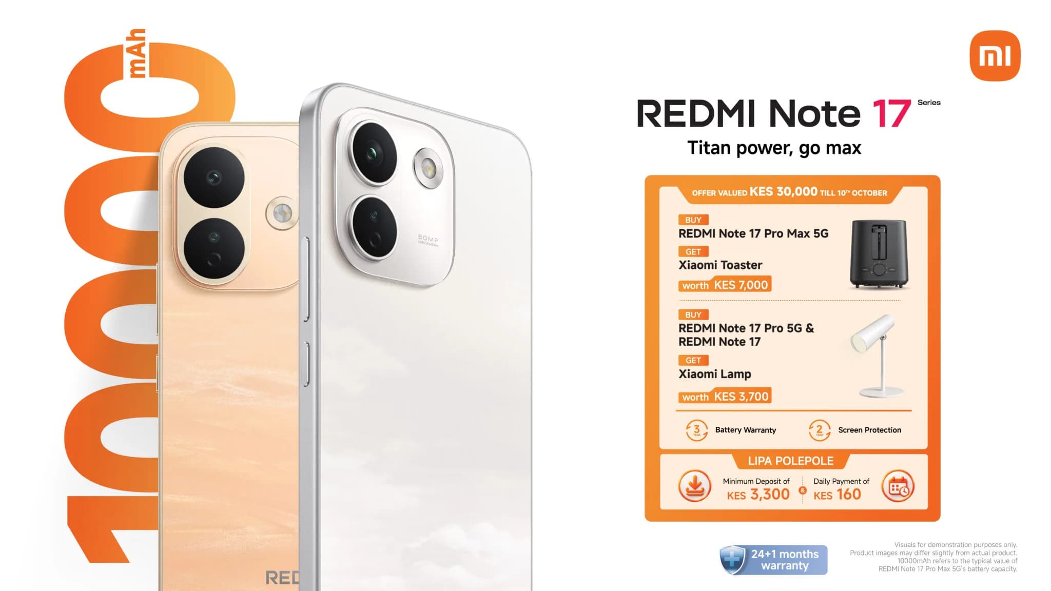 Xiaomi launches REDMI Note 17 series in Kenya from Sh29,999