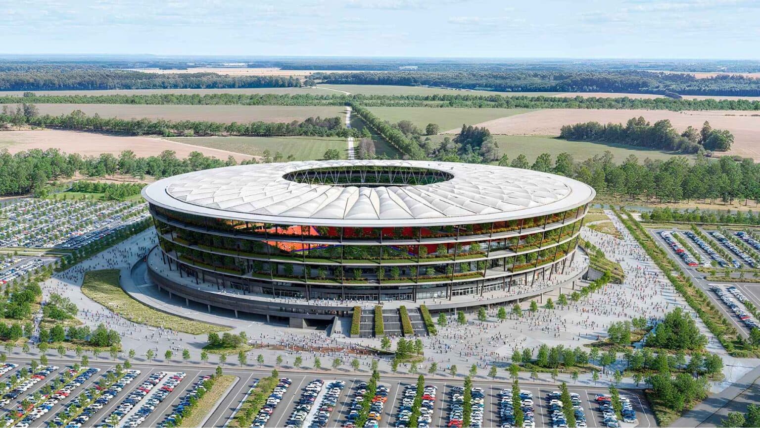 $1.1bn Serbia National Stadium: World’s First Garden Stadium Project Advances with Steel Milestone