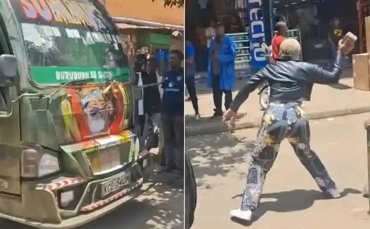 Nairobi Windscreen Smashing Viral Video Sparks Clarification: Dispute Over Child’s Schooling, Not Fare