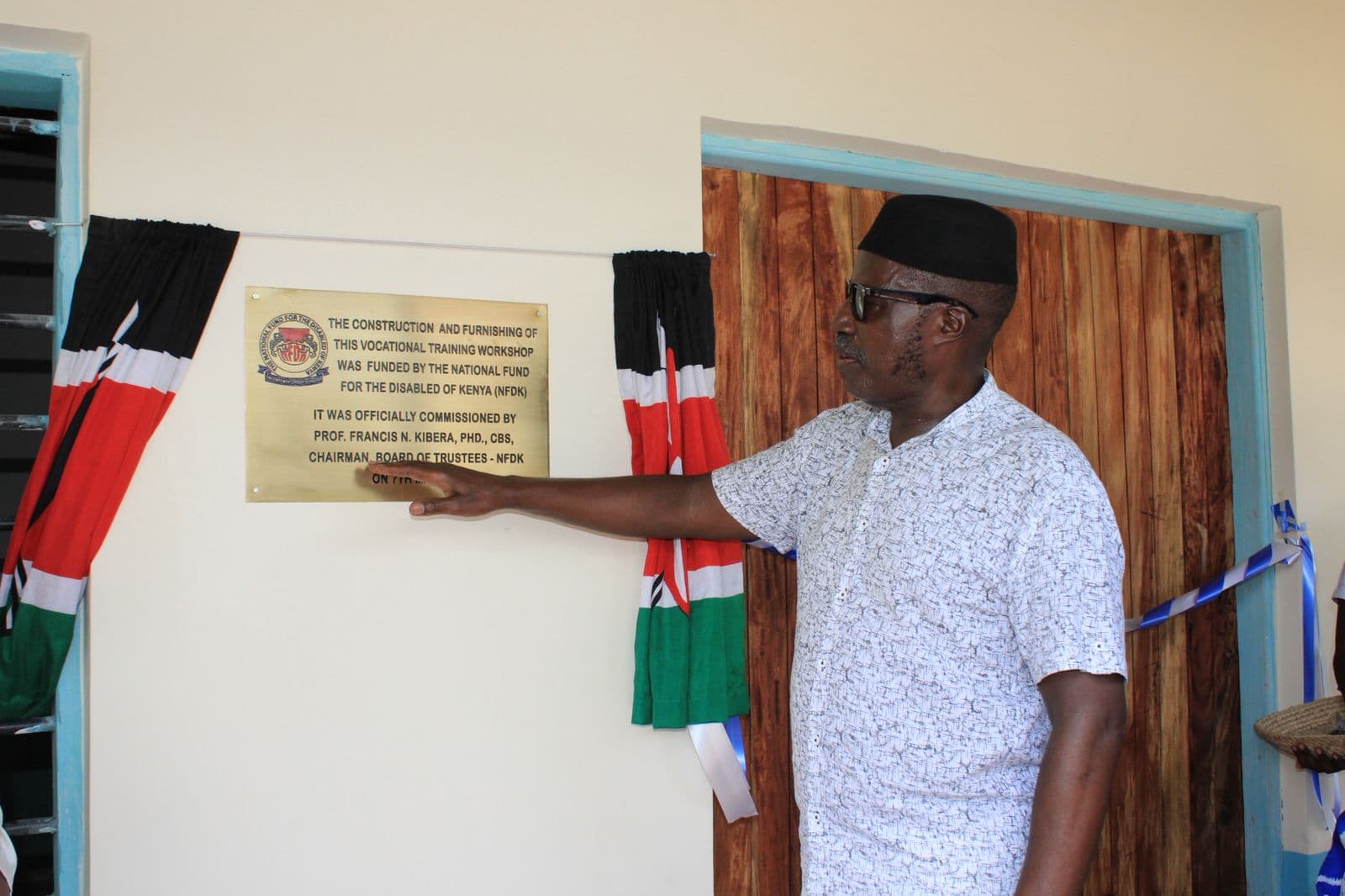NFDK commissions pre- vocational workshop for children with disabilities in Lamu