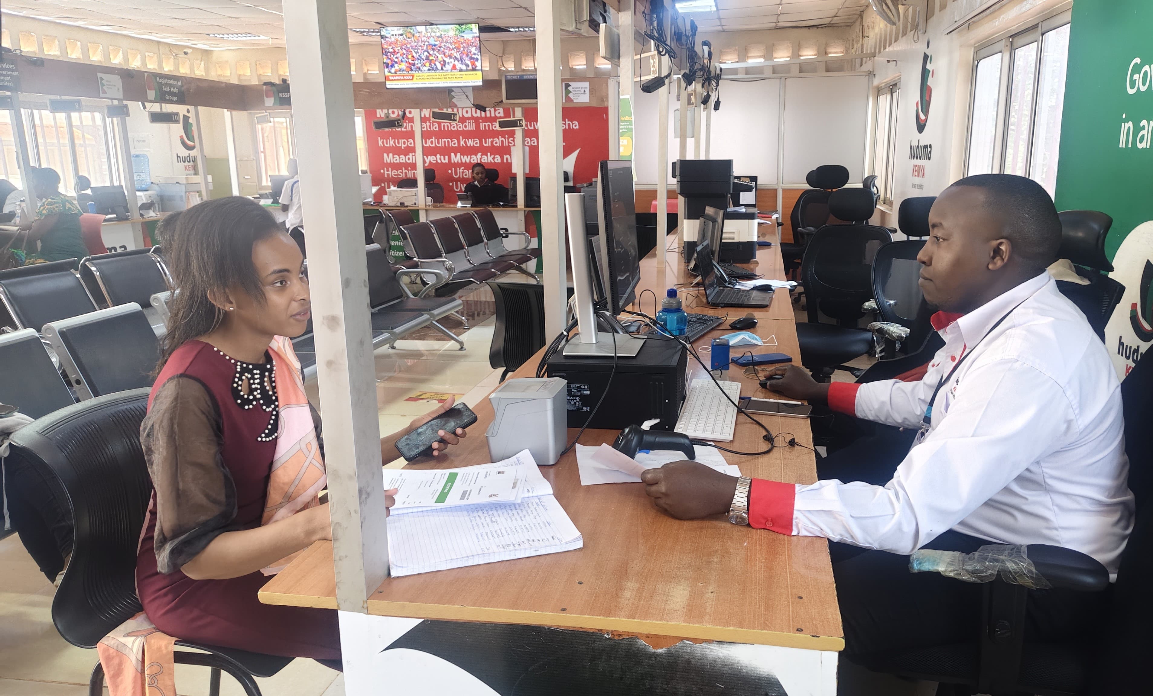 Huduma Centre in Murang’a embraces faster digital police clearance services