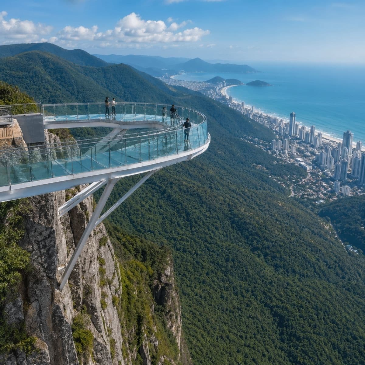 $25 Million Santa Catarina Glass Walkway Project Targets 686 meters World Record Build