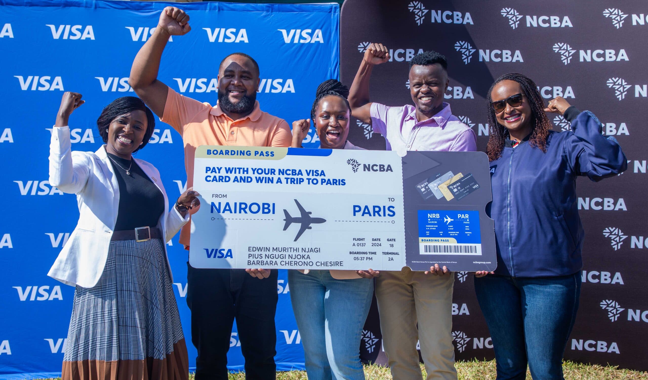 Visa awards three NCBA cardholders with a trip to the Paris Olympics