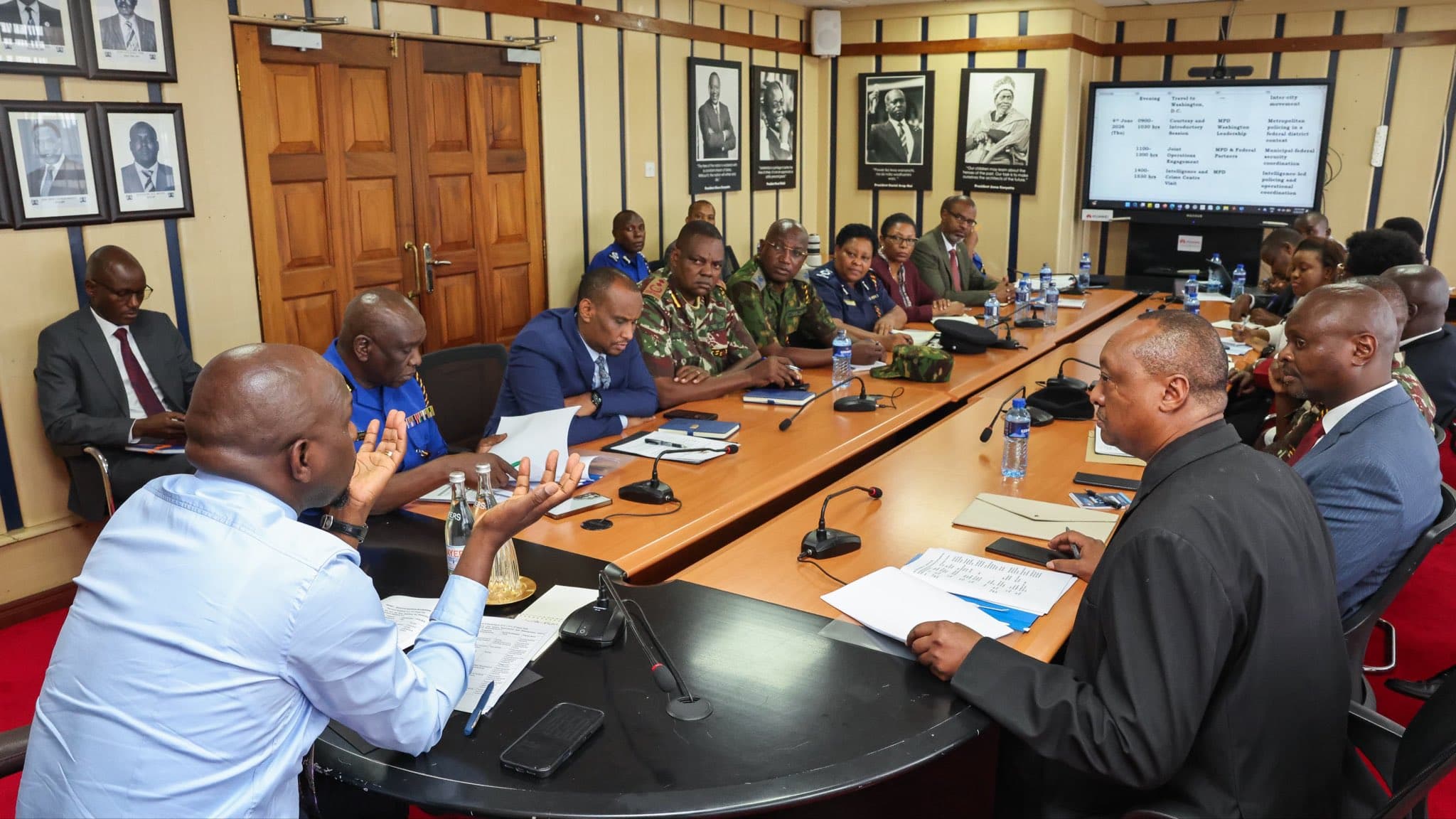 CS Murkomen hails team working on new police unit for Nairobi