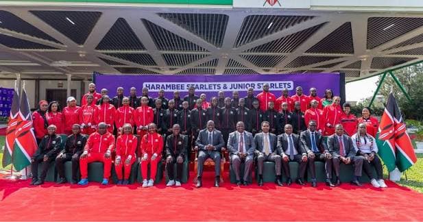 Government delivers Sh20 million reward to Harambee and Junior Starlets ahead of WAFCON