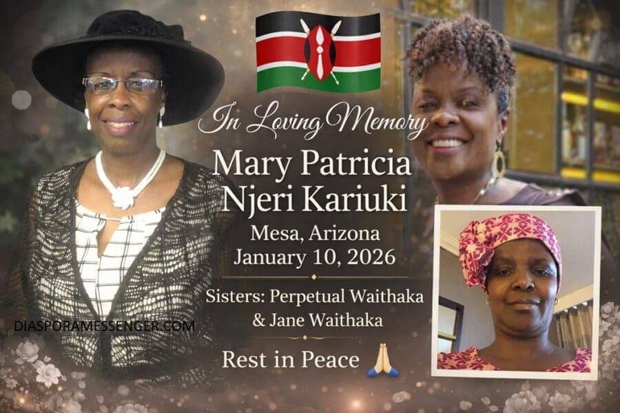 Death Announcement: Mary Patricia Njeri Kariuki of Mesa, Arizona