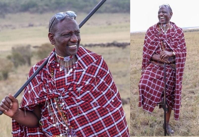 Fashion Moment: Ruto’s Maasai Regalia Gets Kenyans Talking