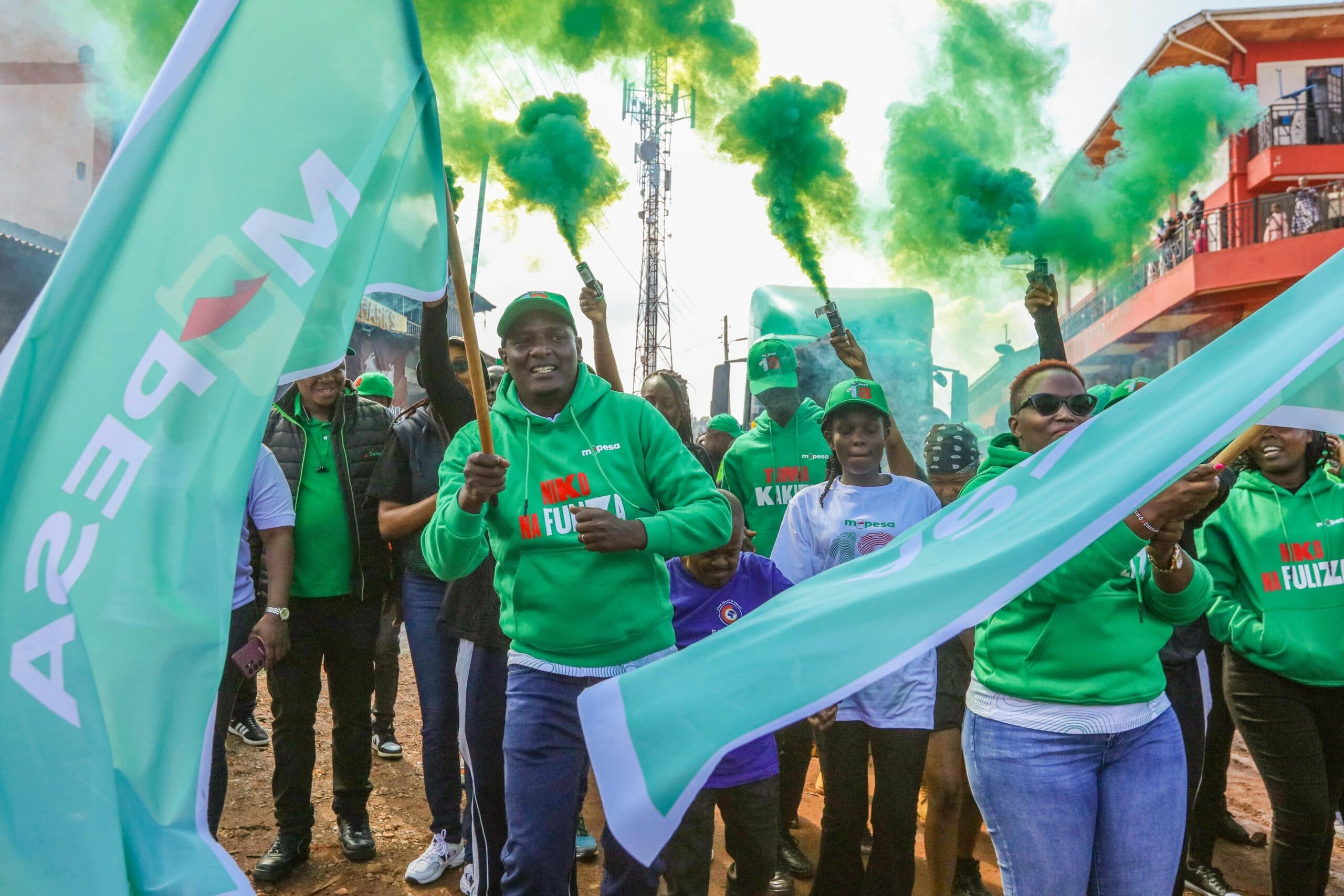 Safaricom’s M-PESA Sokoni Tour arrives in Rift Valley with goodies for customers