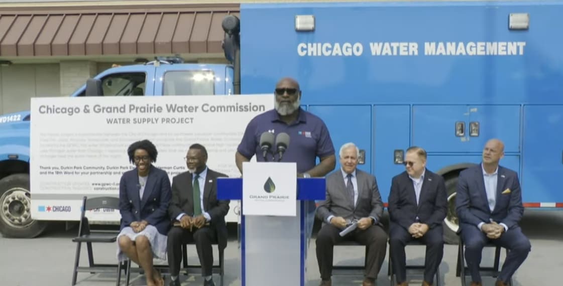 Grand Prairie Water Commission Breaks Ground on $1.5B Lake Michigan Pipeline Project