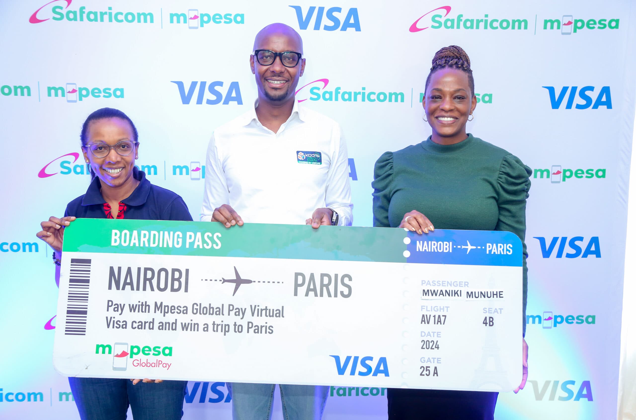 4 Kenyans awarded tickets to the 2024 Olympic Games courtesy of Safaricom M-PESA & Visa