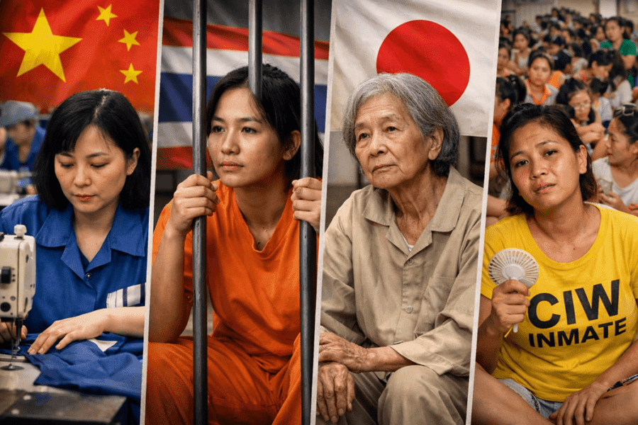 Asian Female Prisoners: China & Thailand Lead in Women Inmates