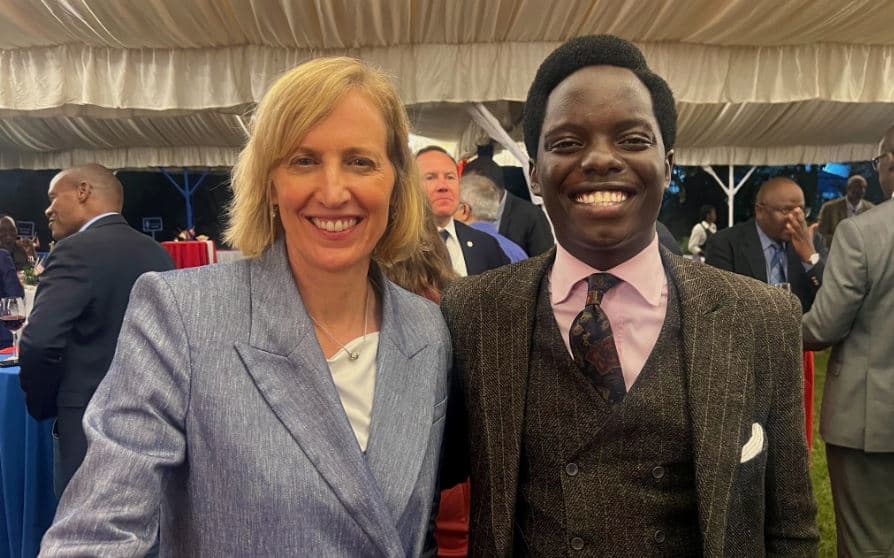 Kasmuel McOure Joins U.S. Envoy Susan Burns at Nairobi Dinner
