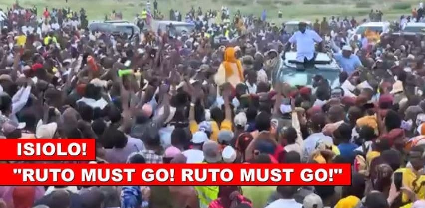 Isiolo Elders Claim Ruto’s Heckling Was Politically Orchestrated