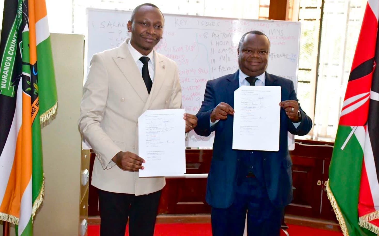 Murang’a government signs deal with ECDE Teachers, ending prolonged labour dispute