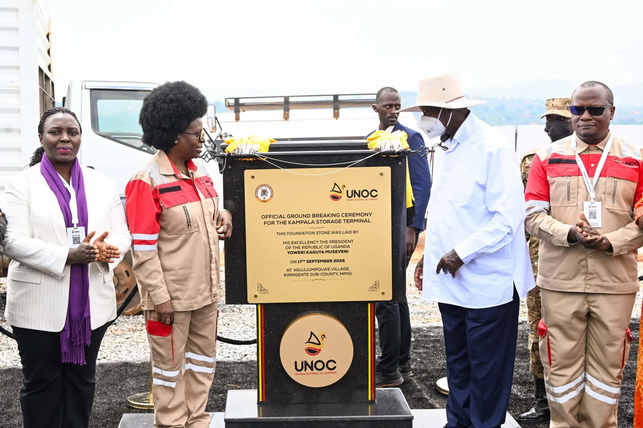 Uganda breaks ground for 320-million-liter petroleum storage terminal