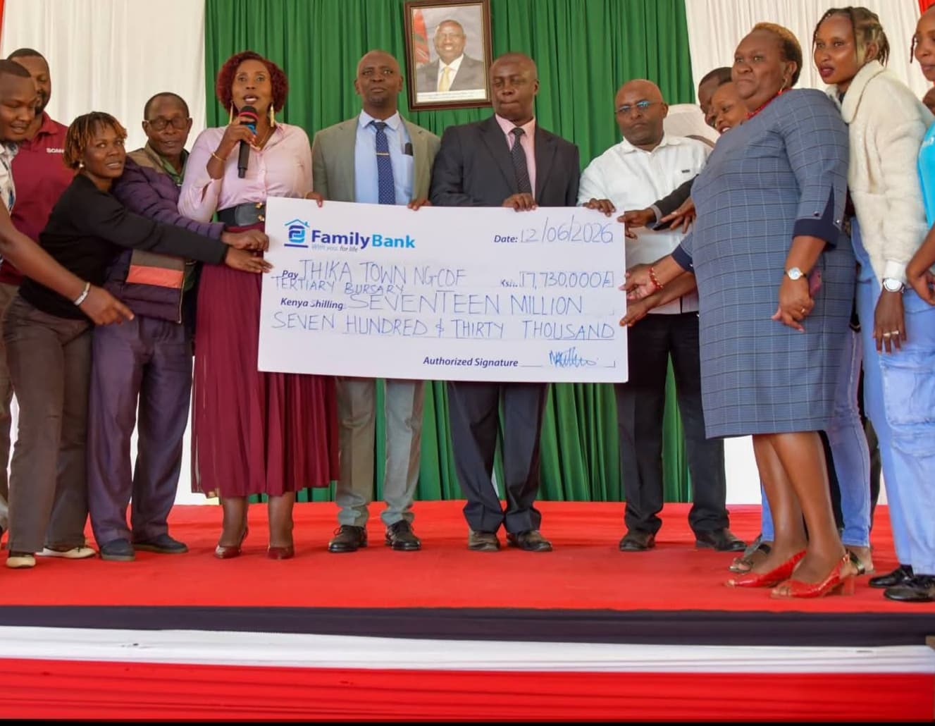 Thika students benefit from Sh17.7 million NG-CDF bursary boost