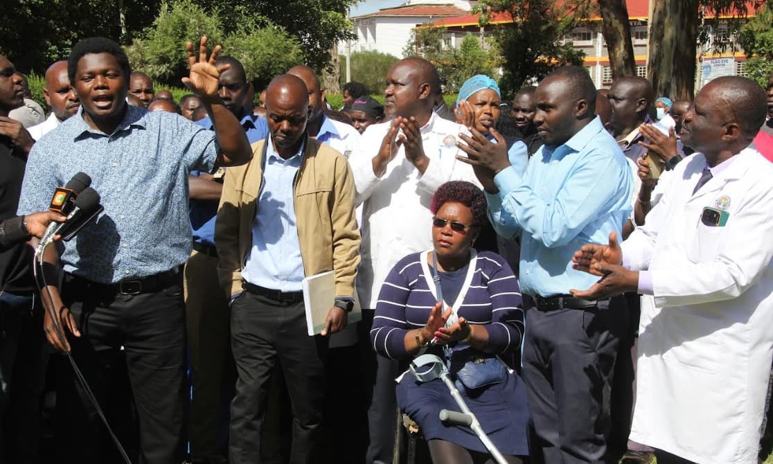 MTRH Workers Issue strike ultimatum over welfare, funding crisis