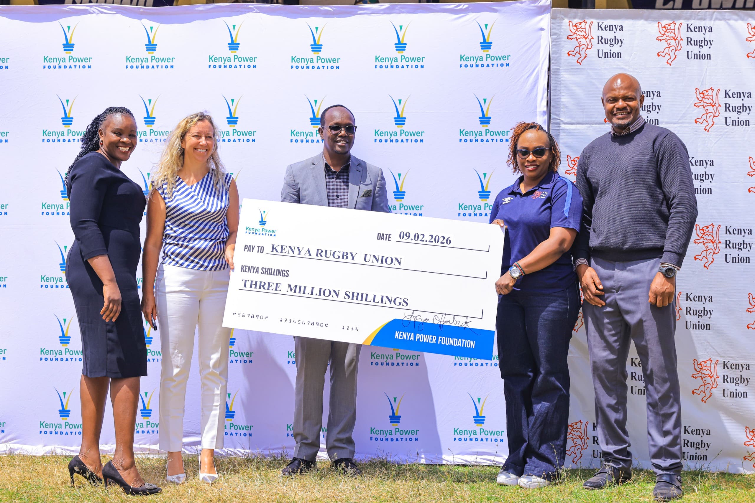 Upcoming rugby talents to benefit from Kenya Power Foundation donation