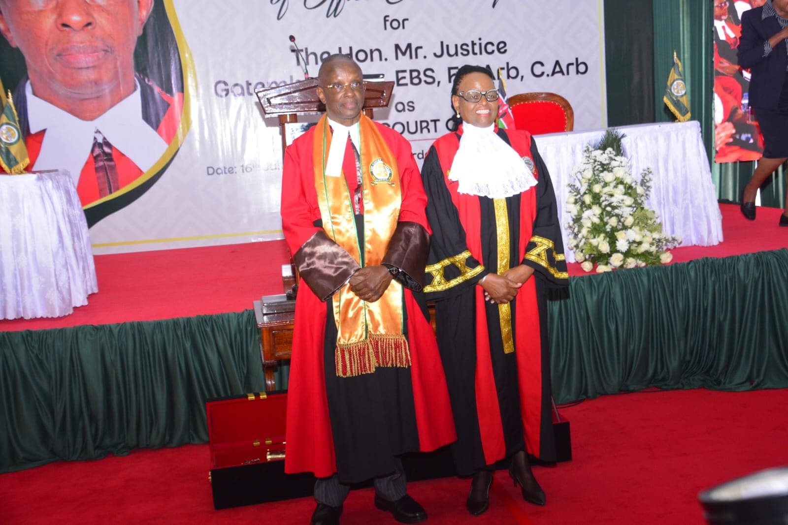 Justice Gatembu Kairu assumes office as Court of Appeal President