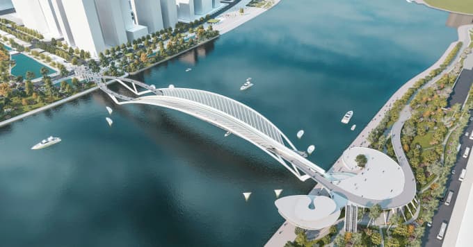 Saigon River Footbridge a New Landmark for Ho Chi Minh City
