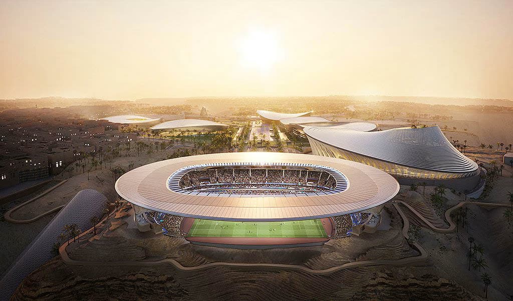 $1.8B National Athletics Stadium in Qiddiya Sports Park Moves Toward Tender Phase in Saudi Arabia