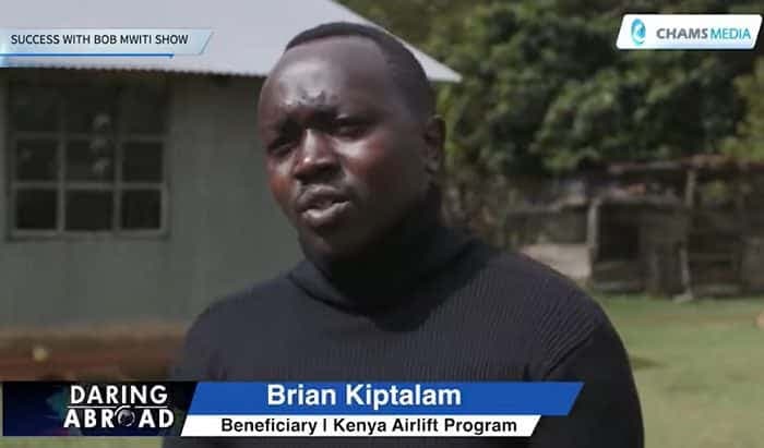 The Kenya Airlift Program Story Of Brian Kiptalam.