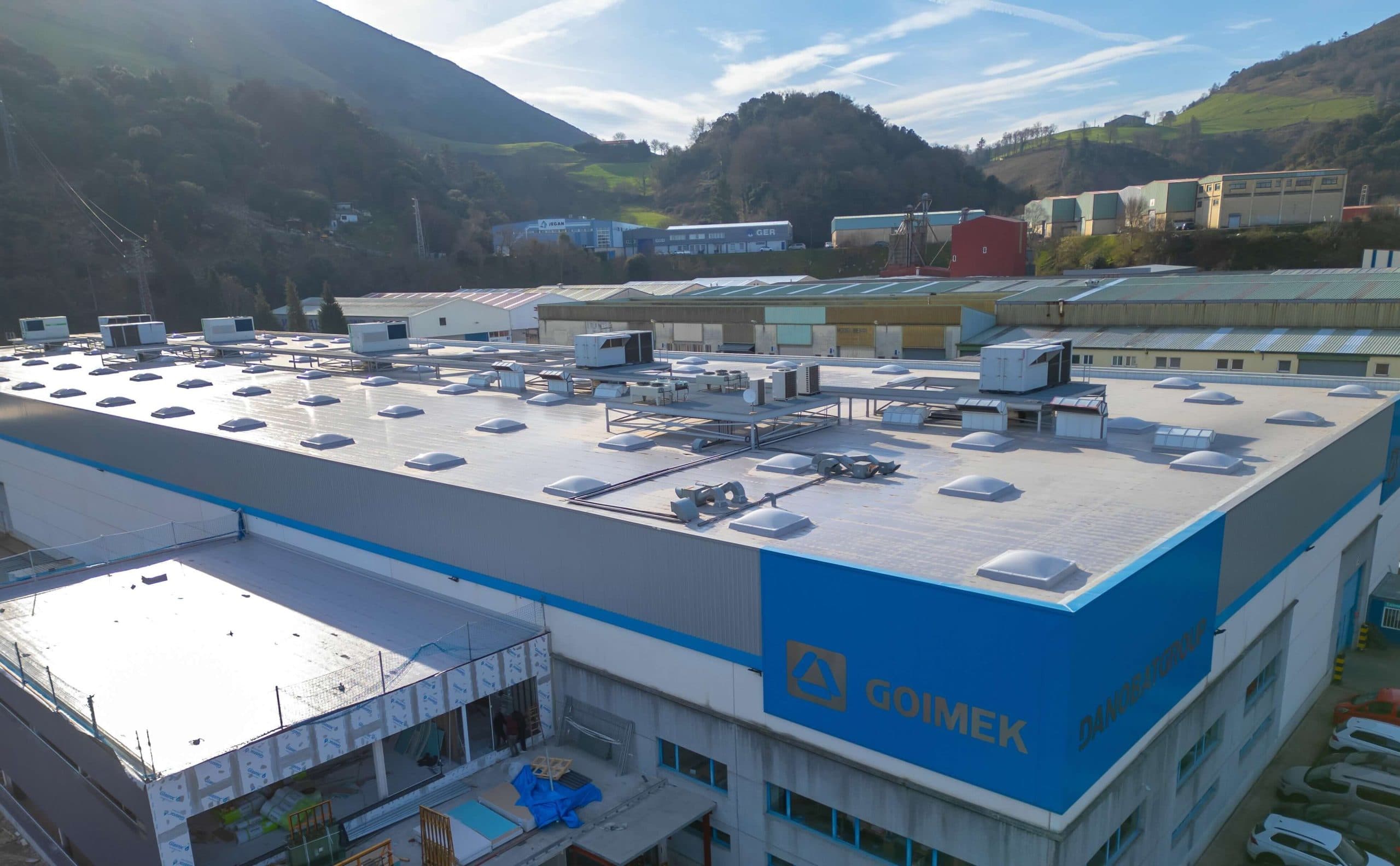 Goimek’s manufacturing facility in Spain chooses Renolit Alkorplan roofing products