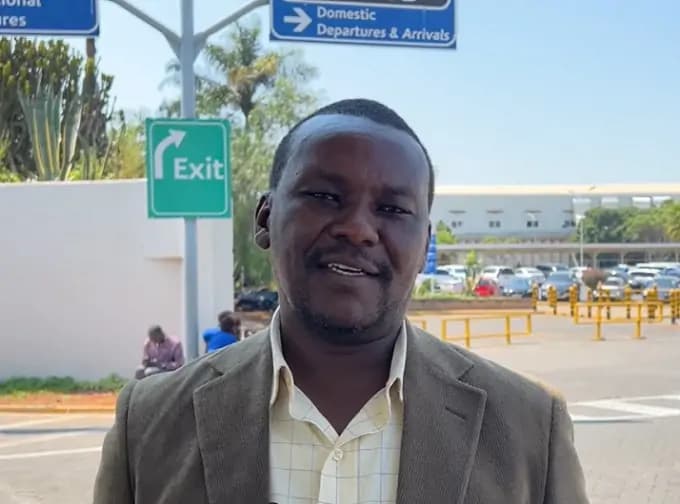 A Proud Moment: Father Embraces His Son Relocating to the US