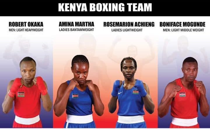 Kenya’s boxing quartet in camp, eyes set on Glasgow 2026 glory