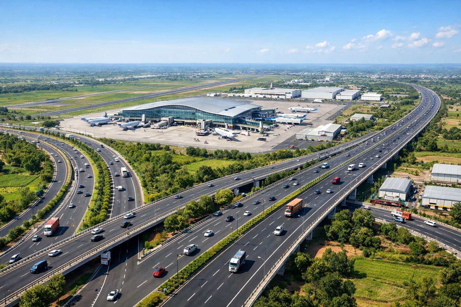 Greenfield Connectivity to Jewar International Airport Approved at $395M