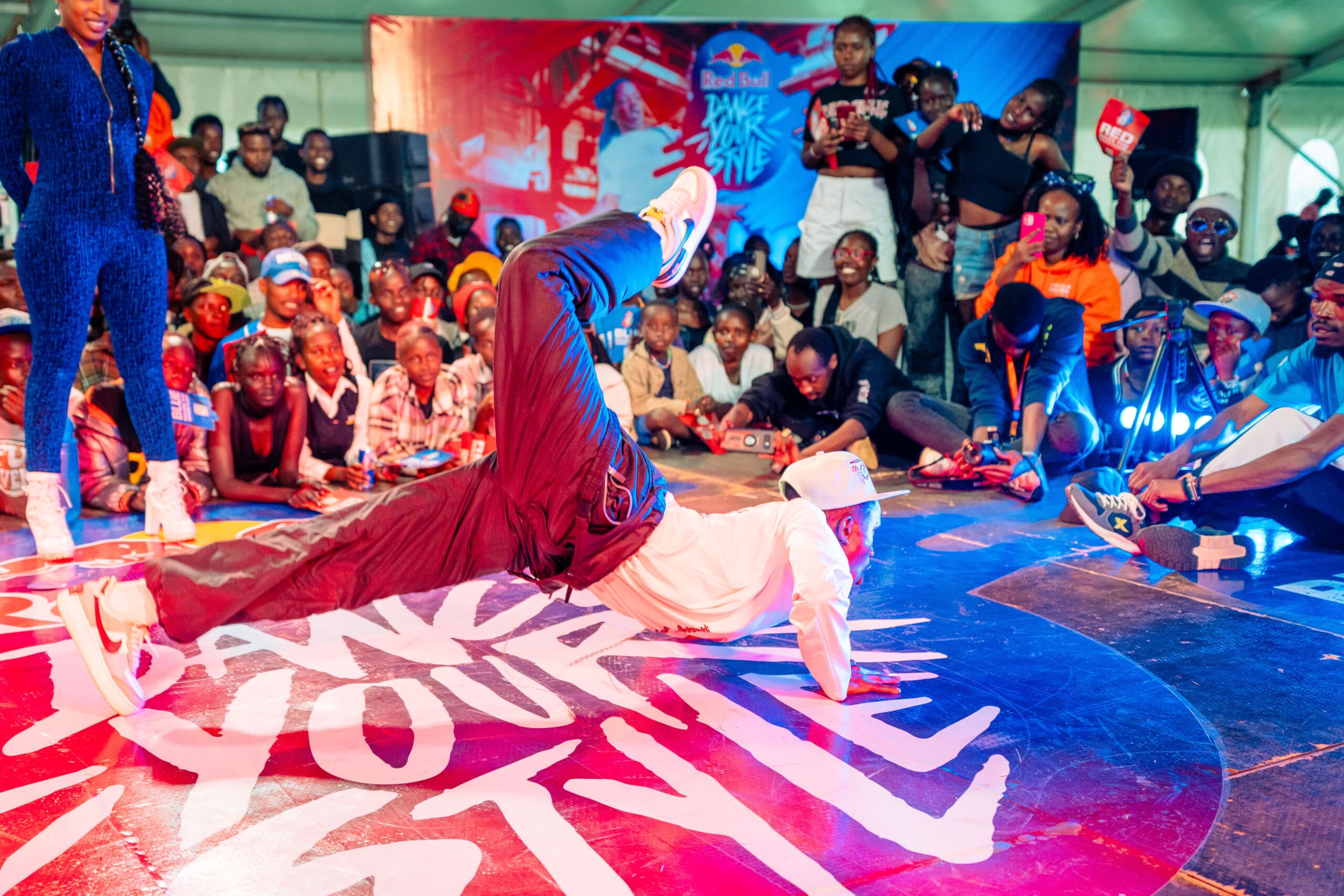 Michael Mwenda wins the Red Bull dancing competition in Eldoret