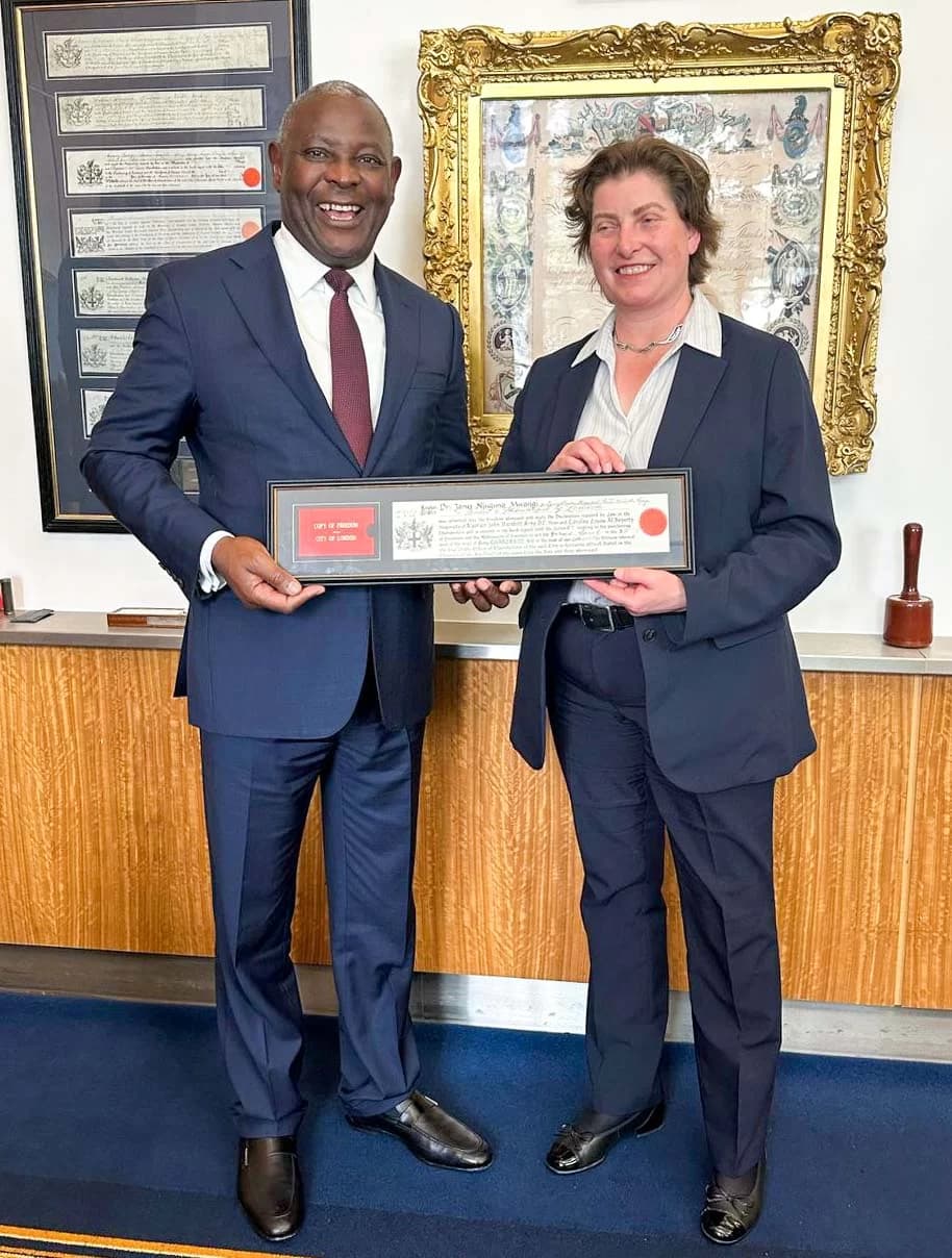 Equity CEO James Mwangi Conferred World’s Oldest Civic Honours