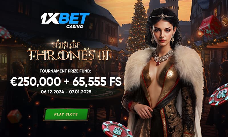 Welcome to the Spin of Thrones 3 grand final with a prize pool of €250,000!