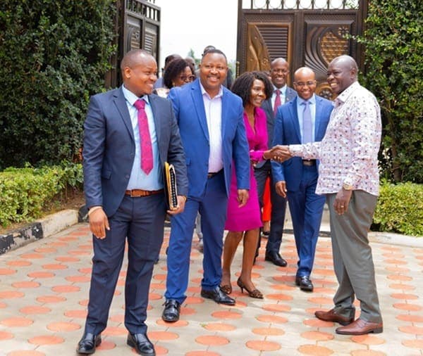 Geoffrey Kinyanjui, Diaspora Reps Visits Gachagua’s Home