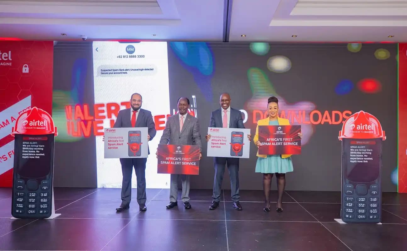 Airtel Launches Free AI Spam Alert Service in Kenya