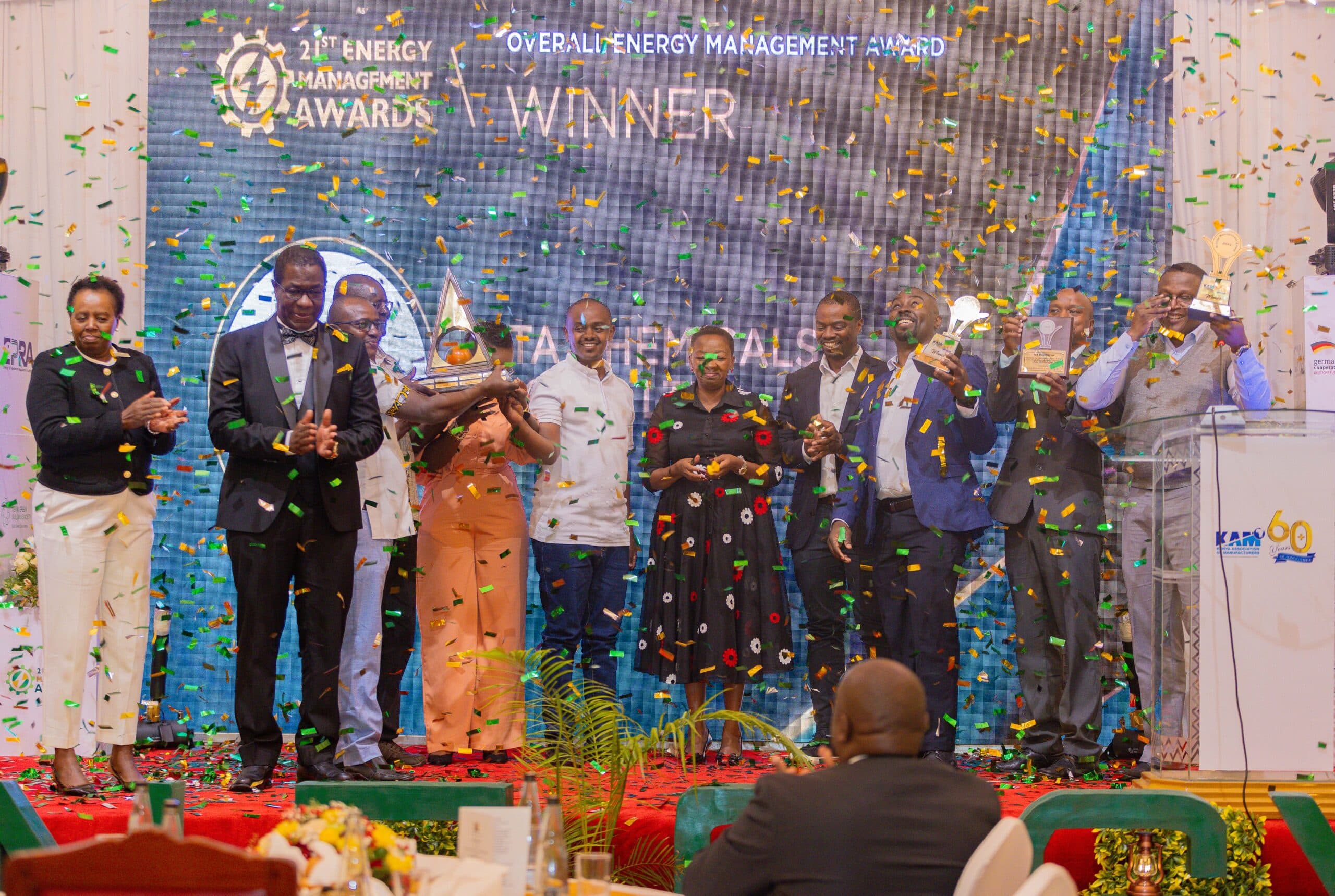 Tata Chemicals Magadi named overall winner at the 2025 Energy Management Awards