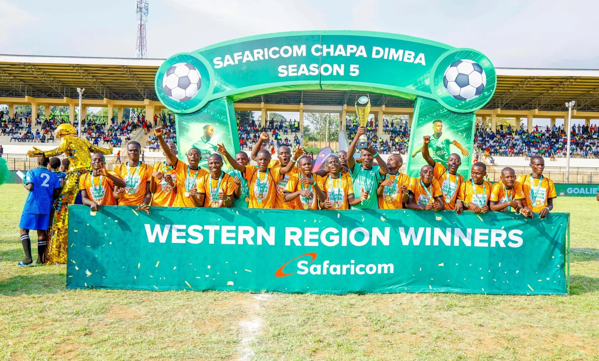 Vihiga Cranes, Lugari Progressive Crowned Safaricom Chapa Dimba Western Region Champions