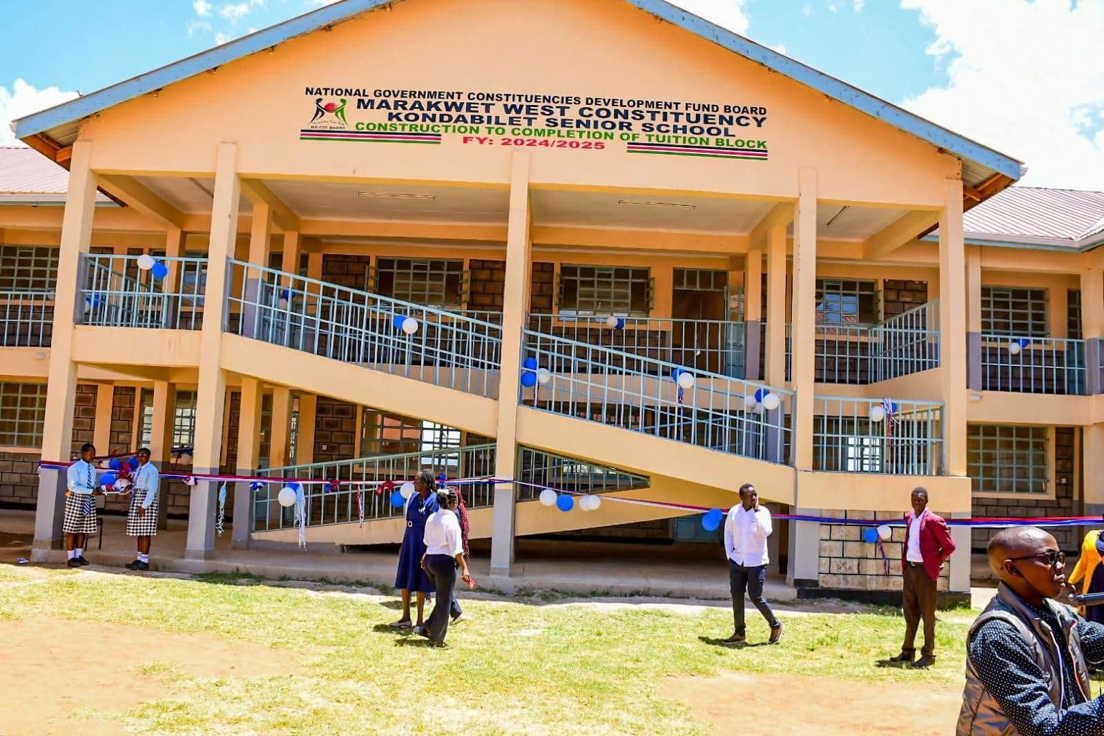 Kondabilet Senior School gets new tuition block, computer laboratory