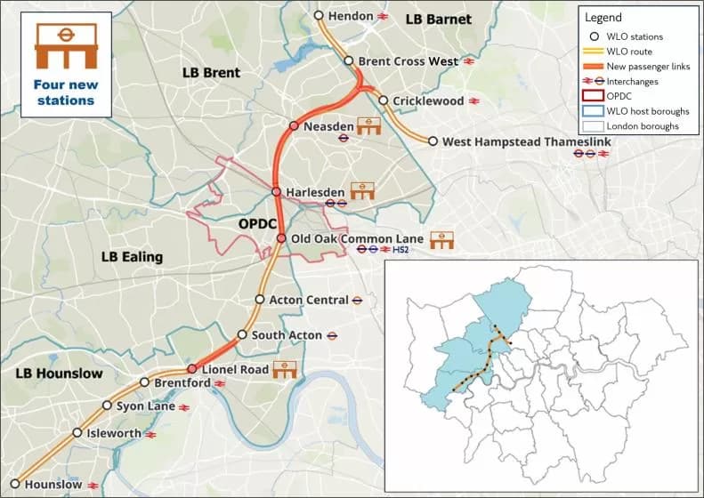 West London Orbital Project advances after new funding commitments in 2026