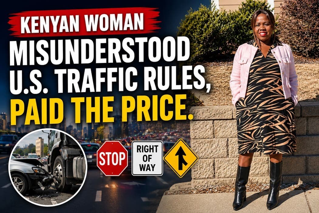 Kenyan Woman’s Crash: Misunderstanding U.S. Traffic Rules
