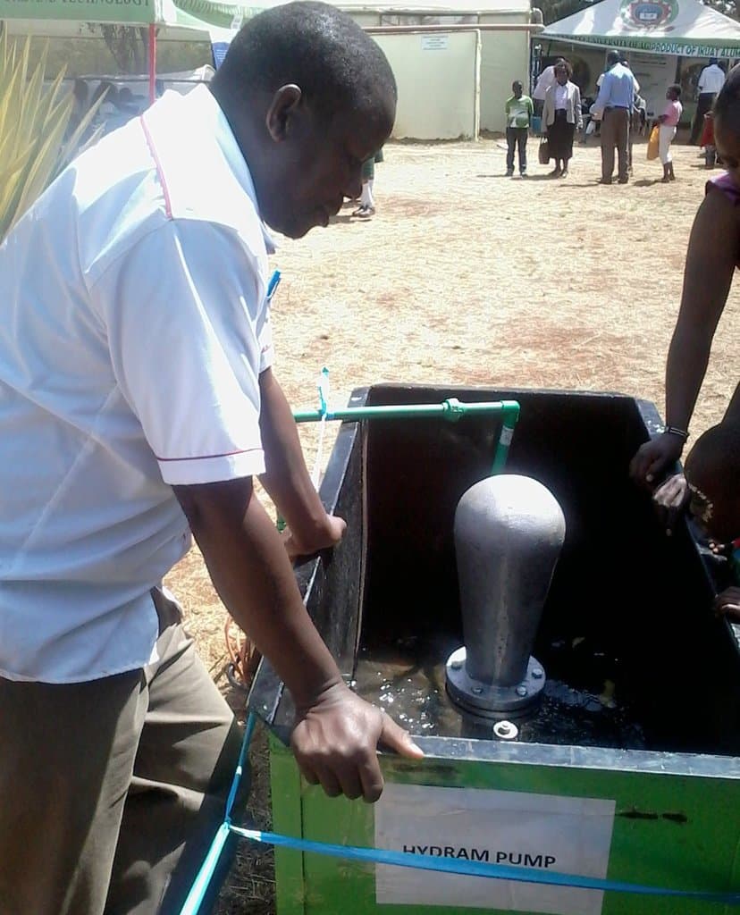 Farmers to pump water free with JKUAT stream hydram