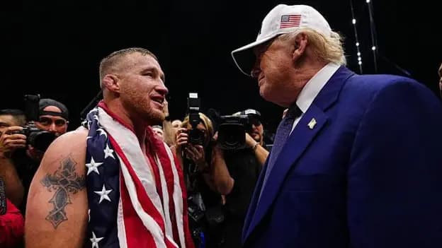 US star Gaethje wins at Trump’s UFC White House show