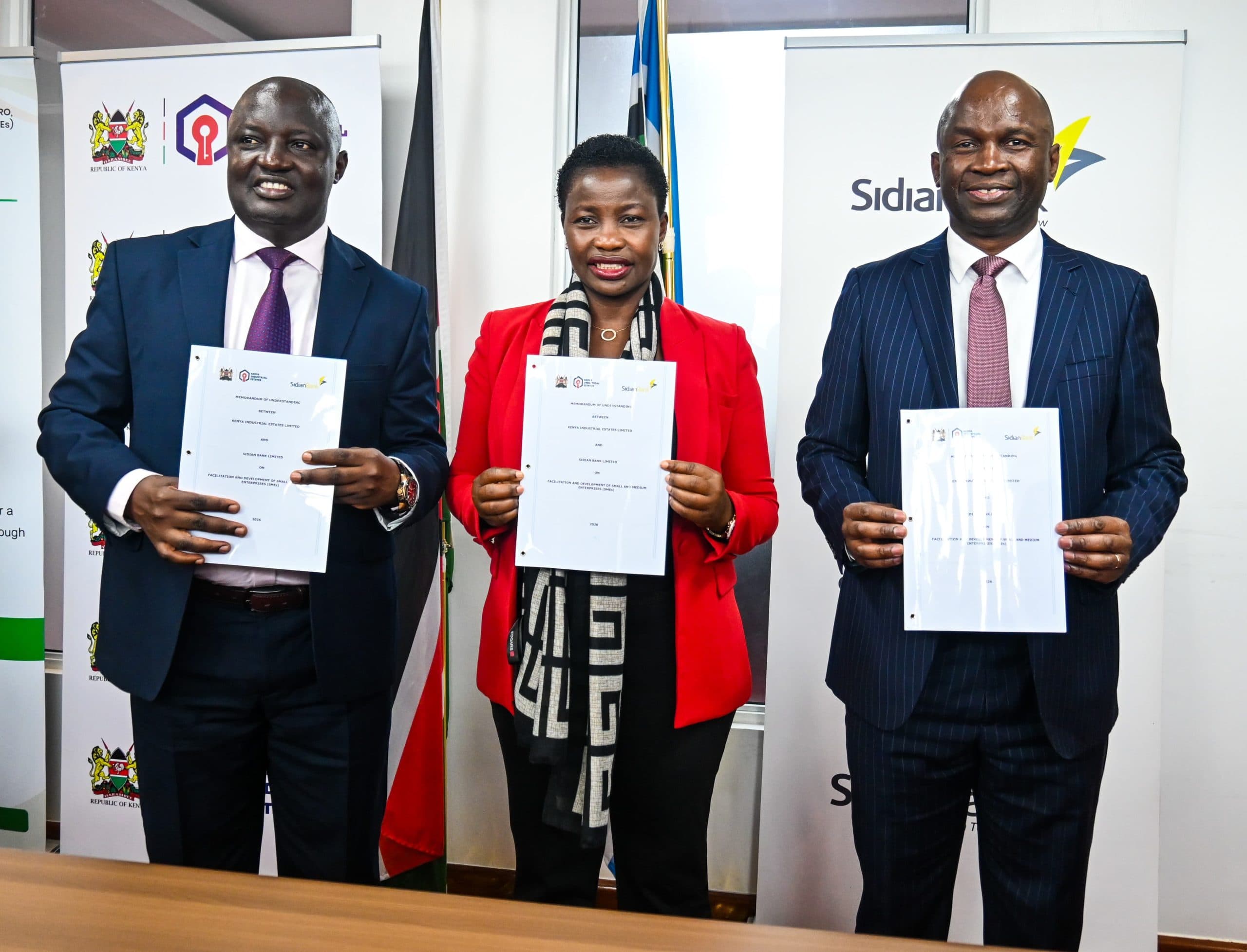 Sidian Bank partners with Kenya Industrial Estates to increase access to credit for MSMEs