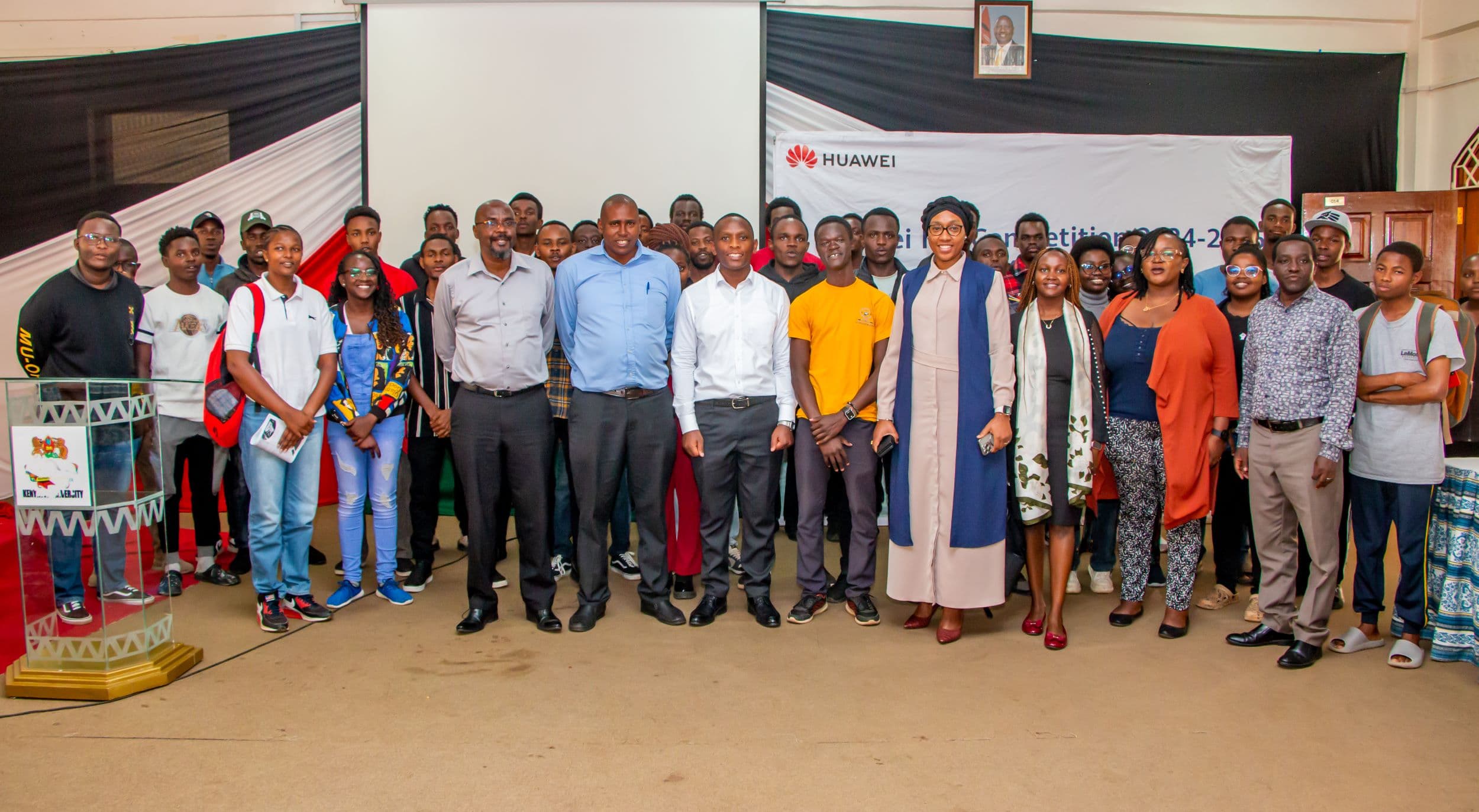 Huawei conducts registration for its ICT competition at Kenyatta University