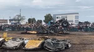 Three dead after monster truck crashes into crowd