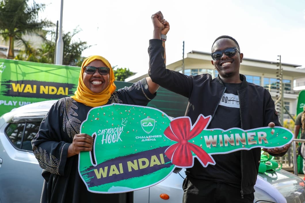 Safaricom’s ‘Wai Ndai’ challenge awards two winners with brand new cars