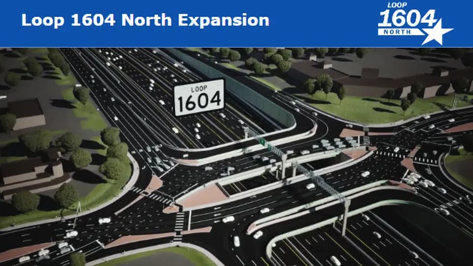 Loop 1604 North Expansion Advances as New Interchange Configuration Opens to Traffic